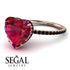 Heart Shape Ruby Ring - Noelle No. 41