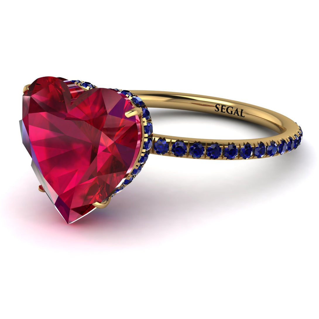 Heart Shape Ruby Ring - Noelle No. 70