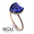 Heart Shape Sapphire Ring - Noelle No. 14