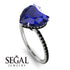 Heart Shape Sapphire Ring - Noelle No. 45