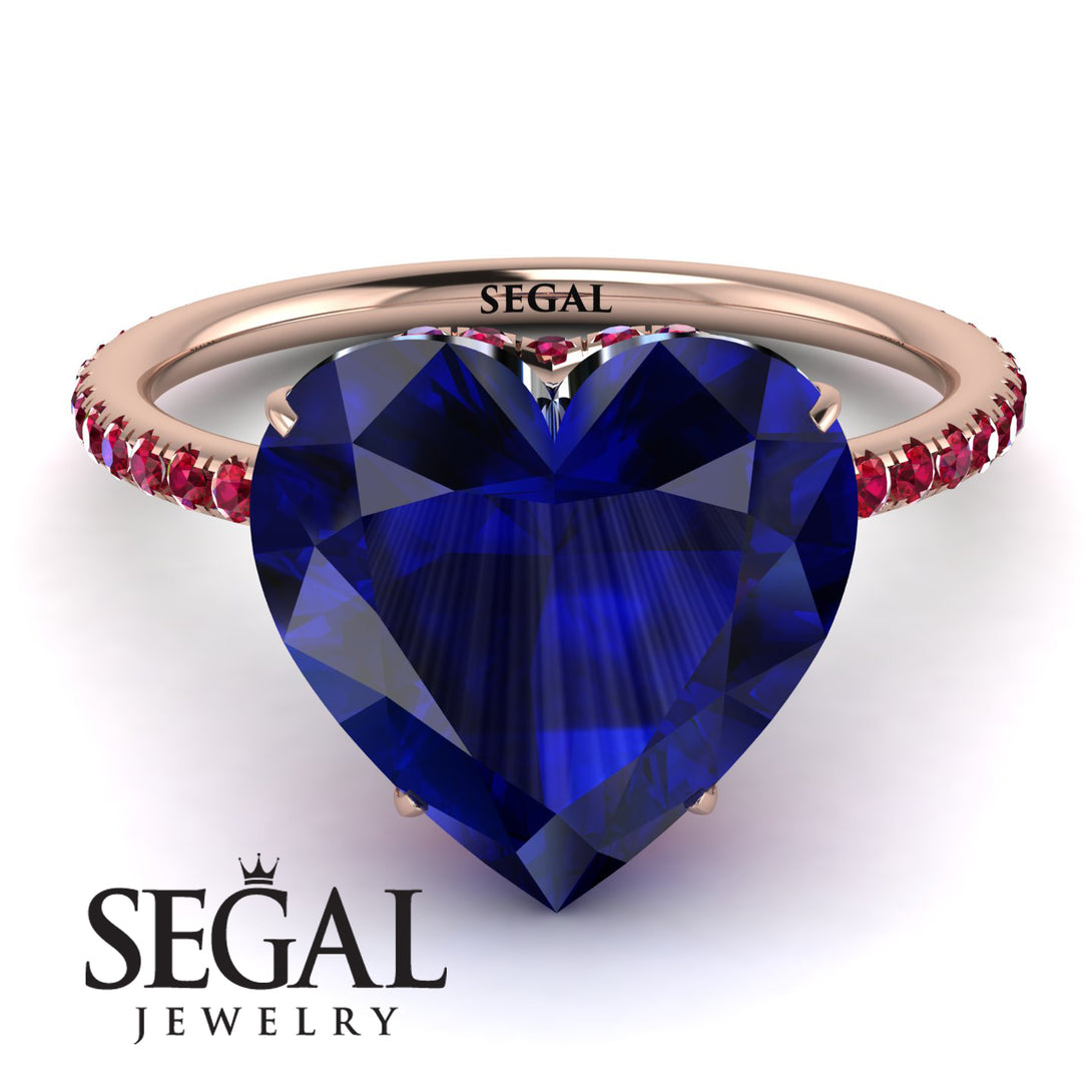 Heart Shape Sapphire Ring - Noelle No. 59