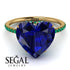 Heart Shape Sapphire Ring - Noelle No. 28