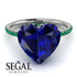 Heart Shape Sapphire Ring - Noelle No. 30