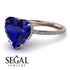 Heart Shape Sapphire Ring - Noelle No. 14