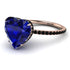 Heart Shape Sapphire Ring - Noelle No. 44
