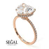 Heart Shape Diamond Ring - Noelle No. 2