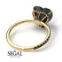 Heart Shape Black Diamond Ring - Noelle No. 37 image 7