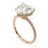 Two Tones Heart Shape Diamond Ring - Noelle No. 76