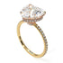 Two Tones Heart Shape Diamond Ring - Noelle No. 76