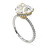 Two Tones Heart Shape Diamond Ring - Noelle No. 77