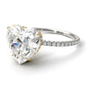 Two Tones Heart Shape Diamond Ring - Noelle No. 77