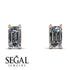 Hidden Diamonds Emerald Cut Diamond Earrings - Angel No. 47 image 13