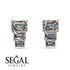 Hidden Diamonds Emerald Diamond Earrings - Briella No. 2 image 6