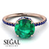 Hidden Halo Emerald Ring - Fiona No. 65