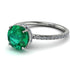 Hidden Halo Emerald Ring - Fiona No. 6