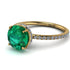 Hidden Halo Emerald Ring - Fiona No. 4
