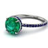 Hidden Halo Emerald Ring - Fiona No. 66