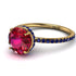 Hidden Halo Ruby Ring - Fiona No. 70
