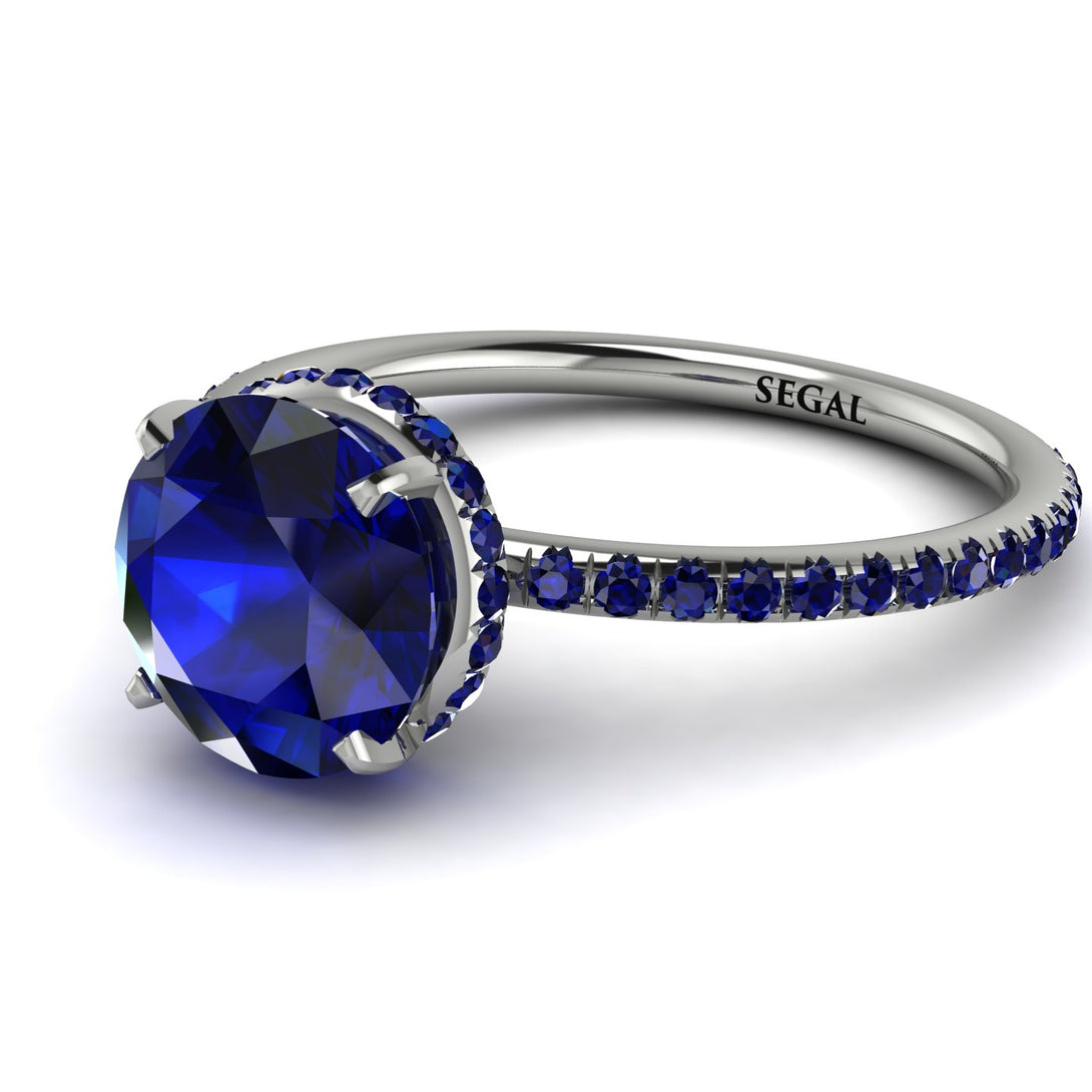 Hidden Halo Ruby Ring - Fiona No. 75