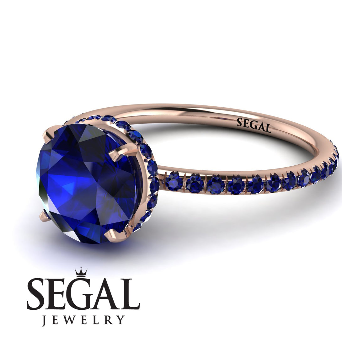 Hidden Halo Ruby Ring - Fiona No. 74