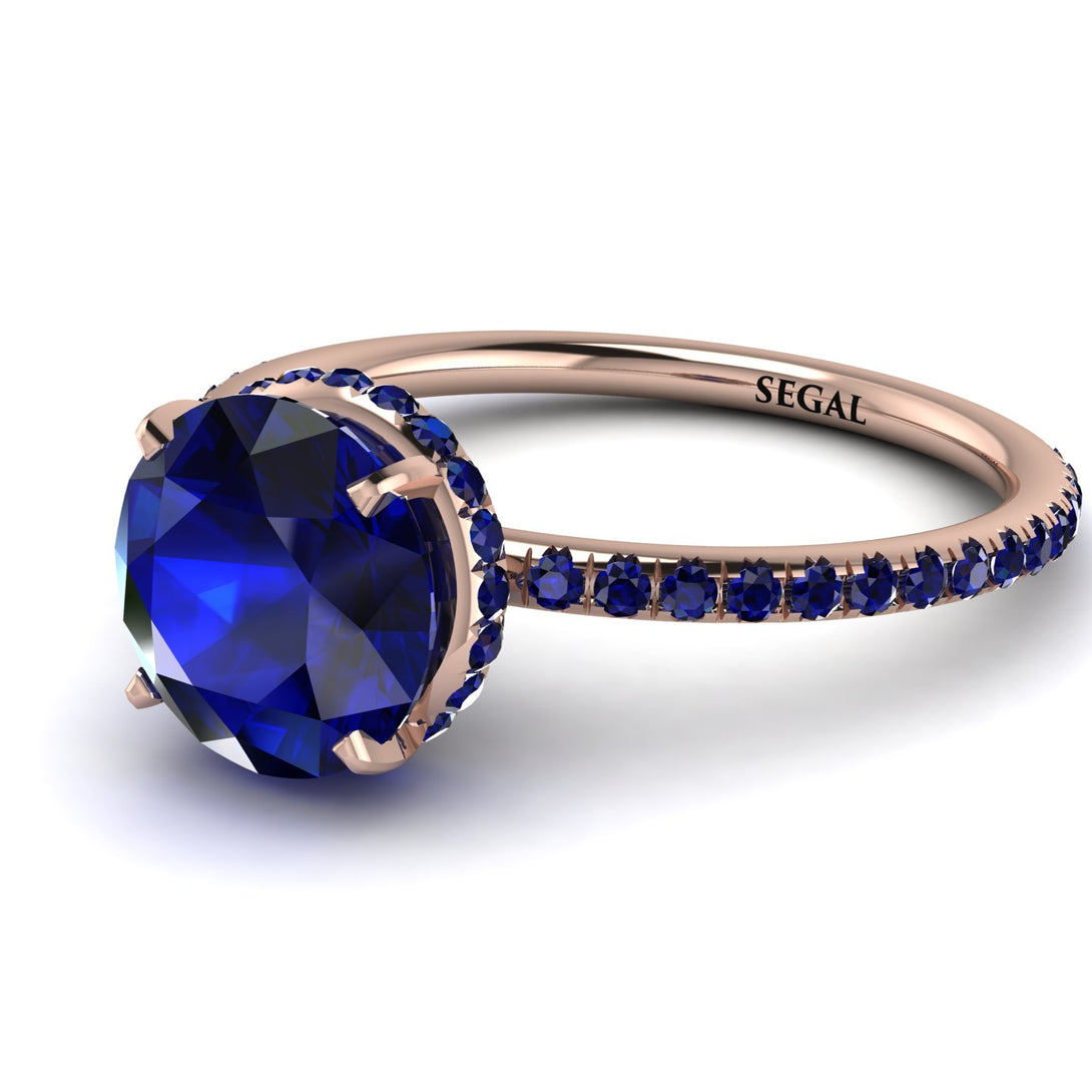 Hidden Halo Ruby Ring - Fiona No. 74