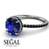 Hidden Halo Sapphire Ring - Fiona No. 45