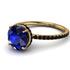 Hidden Halo Sapphire Ring - Fiona No. 43