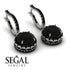 Hidden Halo Black Diamond Hoop Earrings - Catalina No. 39 image 10