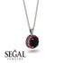Hidden Halo Black Diamond Necklace - Catalina No. 54 image 9