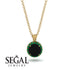 Hidden Halo Black Diamond Necklace - Catalina No. 22 image 2