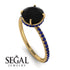 Hidden Halo Black Diamond Ring - Fiona No. 67