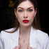 Hidden Halo Cushion Ruby Necklace - Alivia No. 12 image 4
