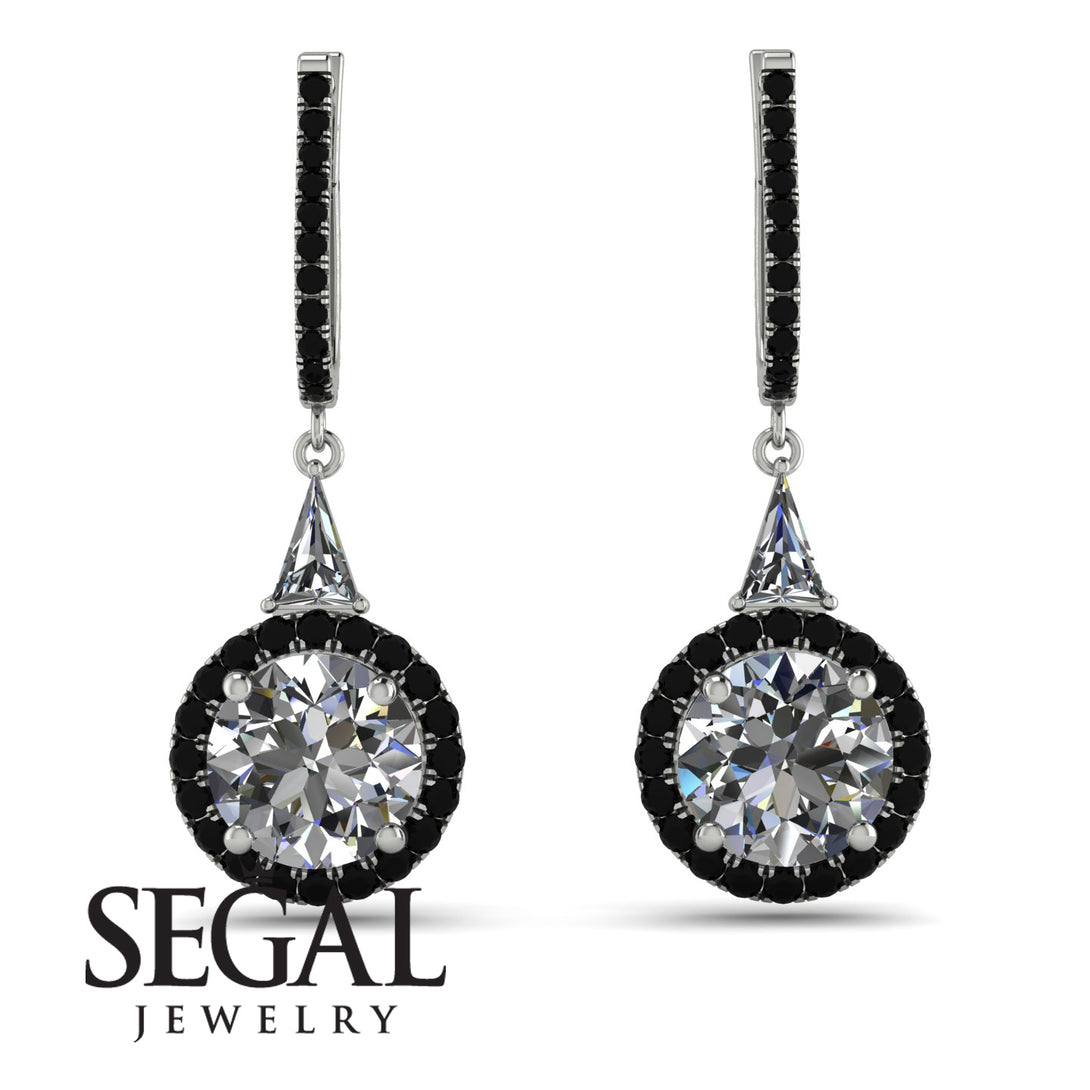 Hidden Halo Diamond Earrings - Joanna No. 33