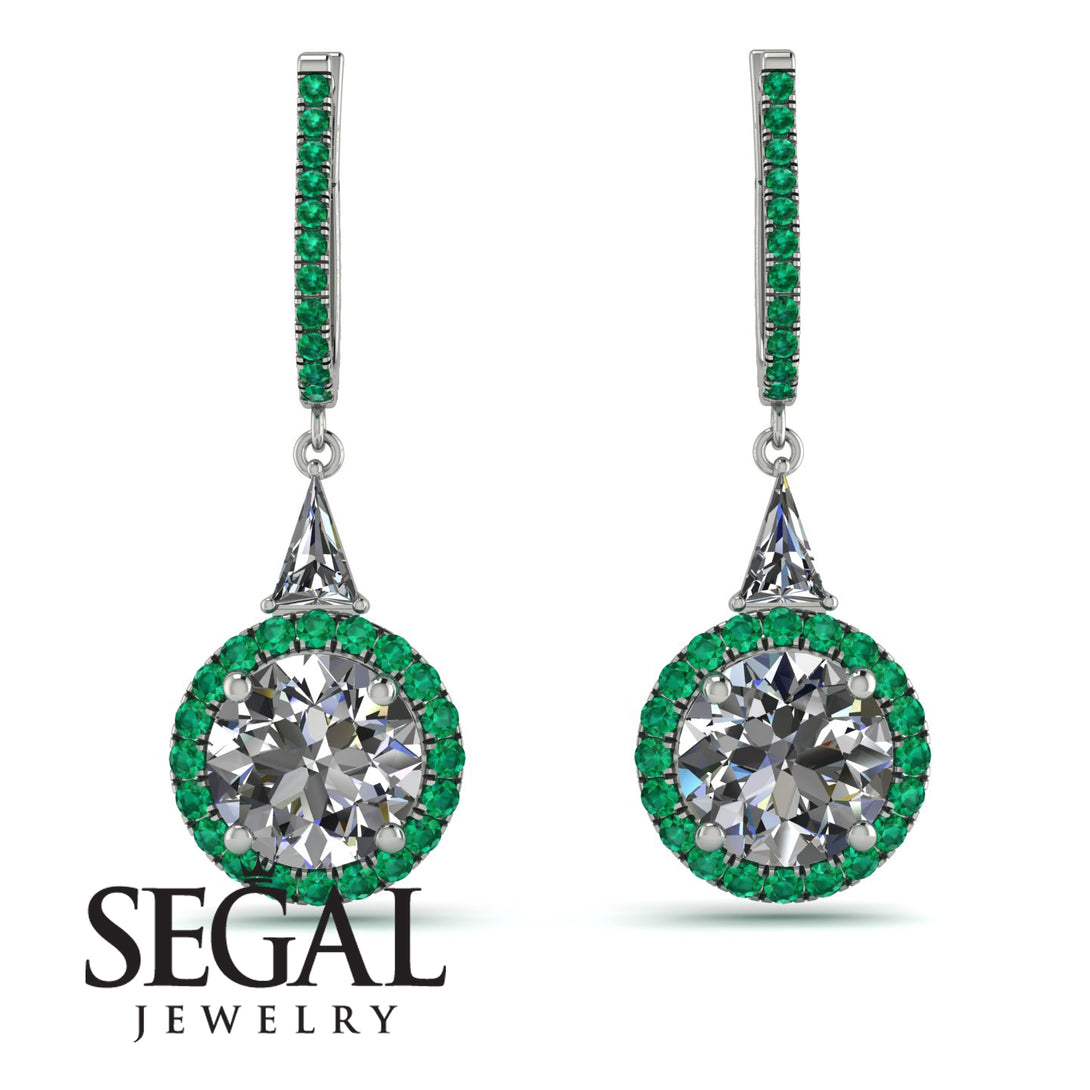 Hidden Halo Diamond Earrings - Joanna No. 18