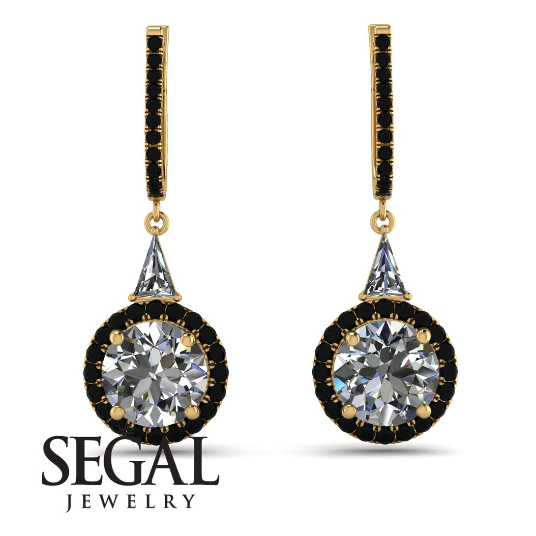 Hidden Halo Diamond Earrings - Joanna No. 31