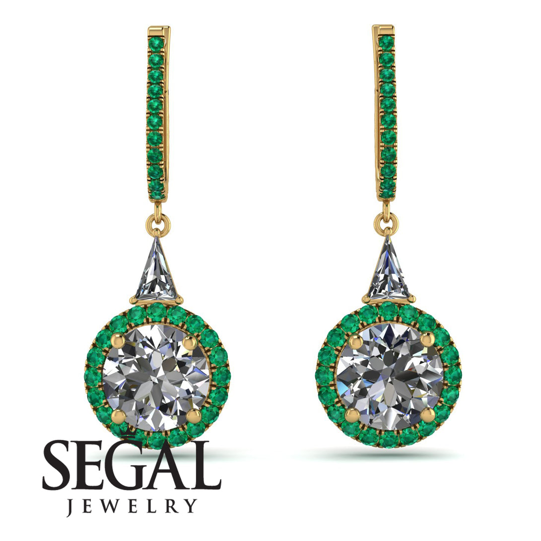 Hidden Halo Diamond Earrings - Joanna No. 16