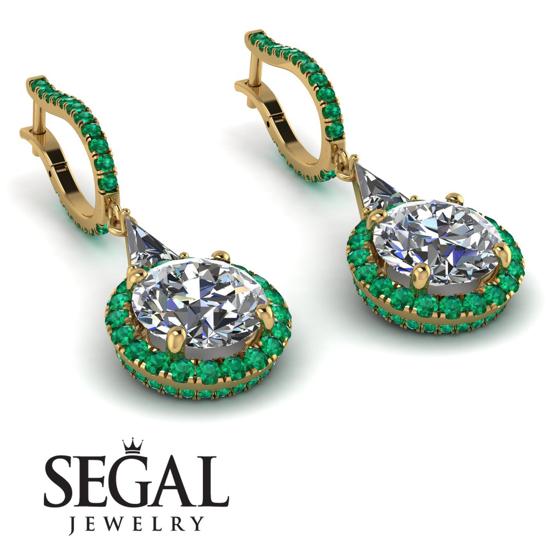 Hidden Halo Diamond Earrings - Joanna No. 16