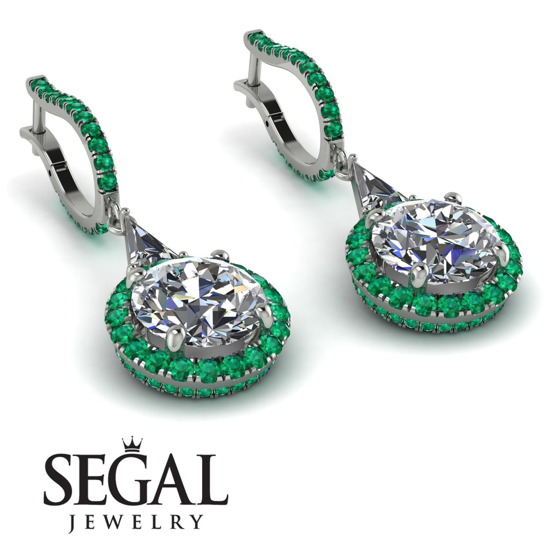 Hidden Halo Diamond Earrings - Joanna No. 18