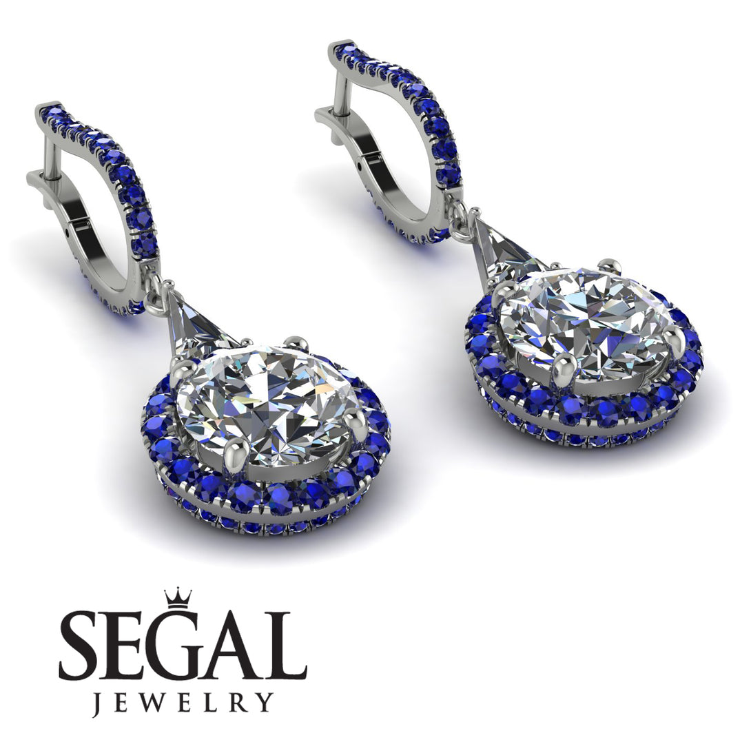 Hidden Halo Diamond Earrings - Joanna No. 63