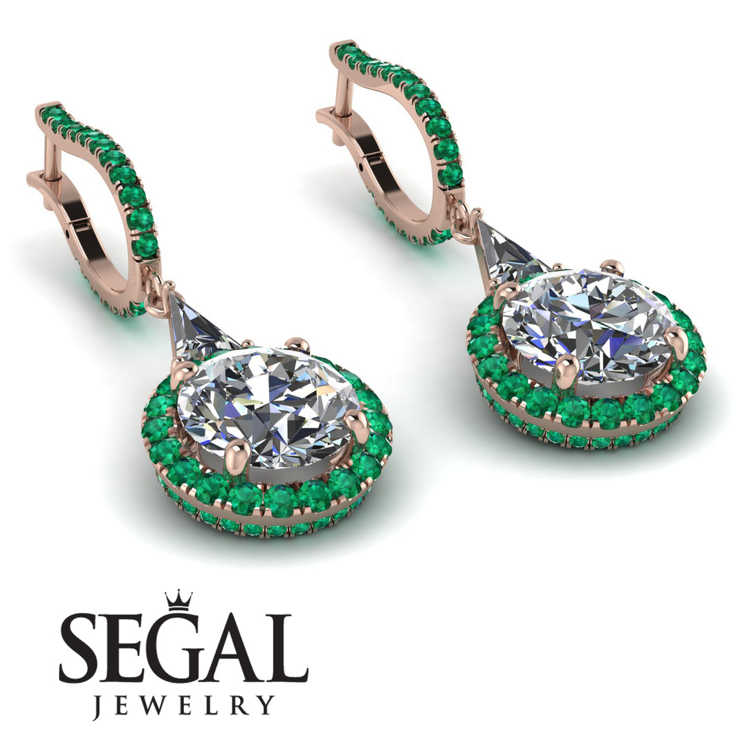 Hidden Halo Diamond Earrings - Joanna No. 17