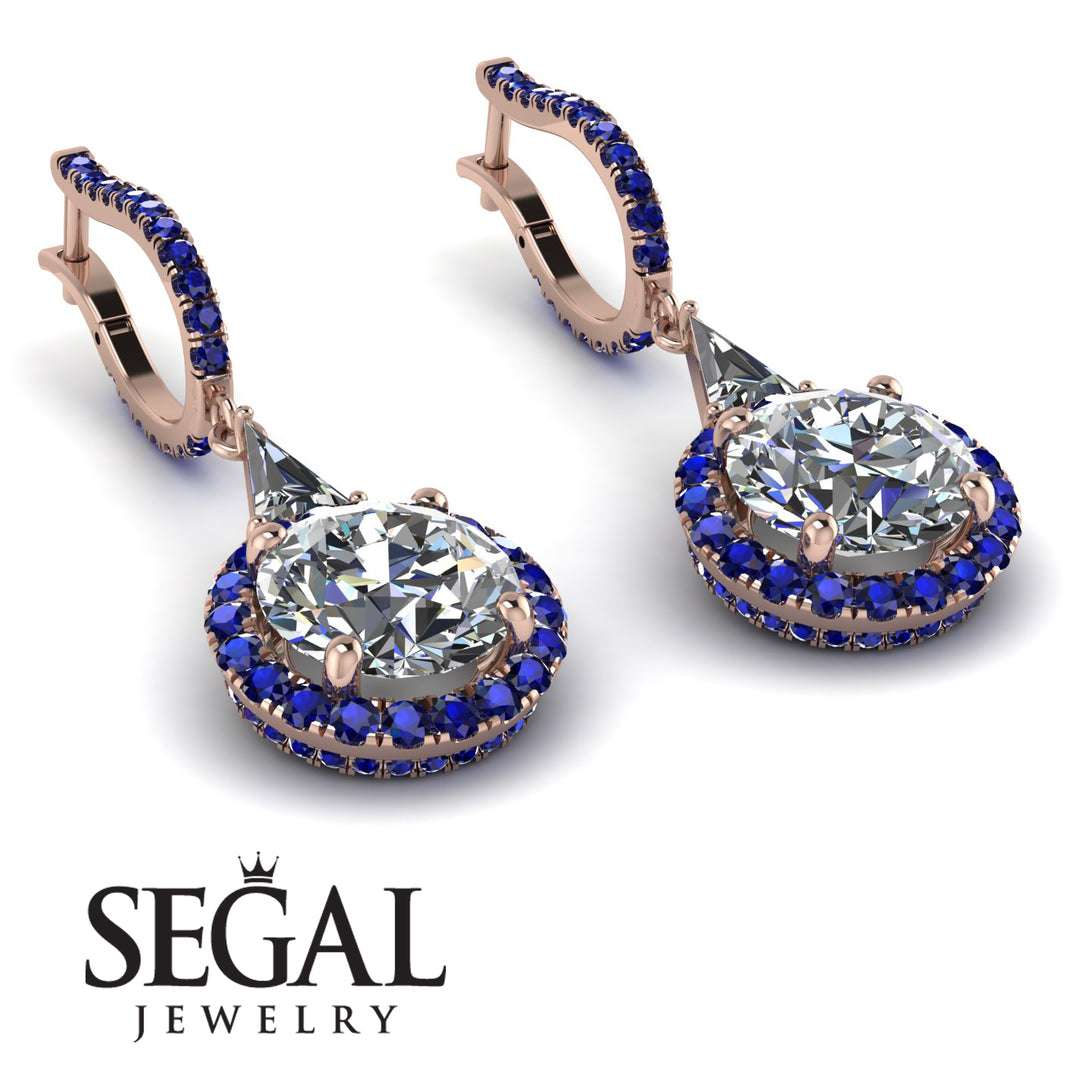 Hidden Halo Diamond Earrings - Joanna No. 62