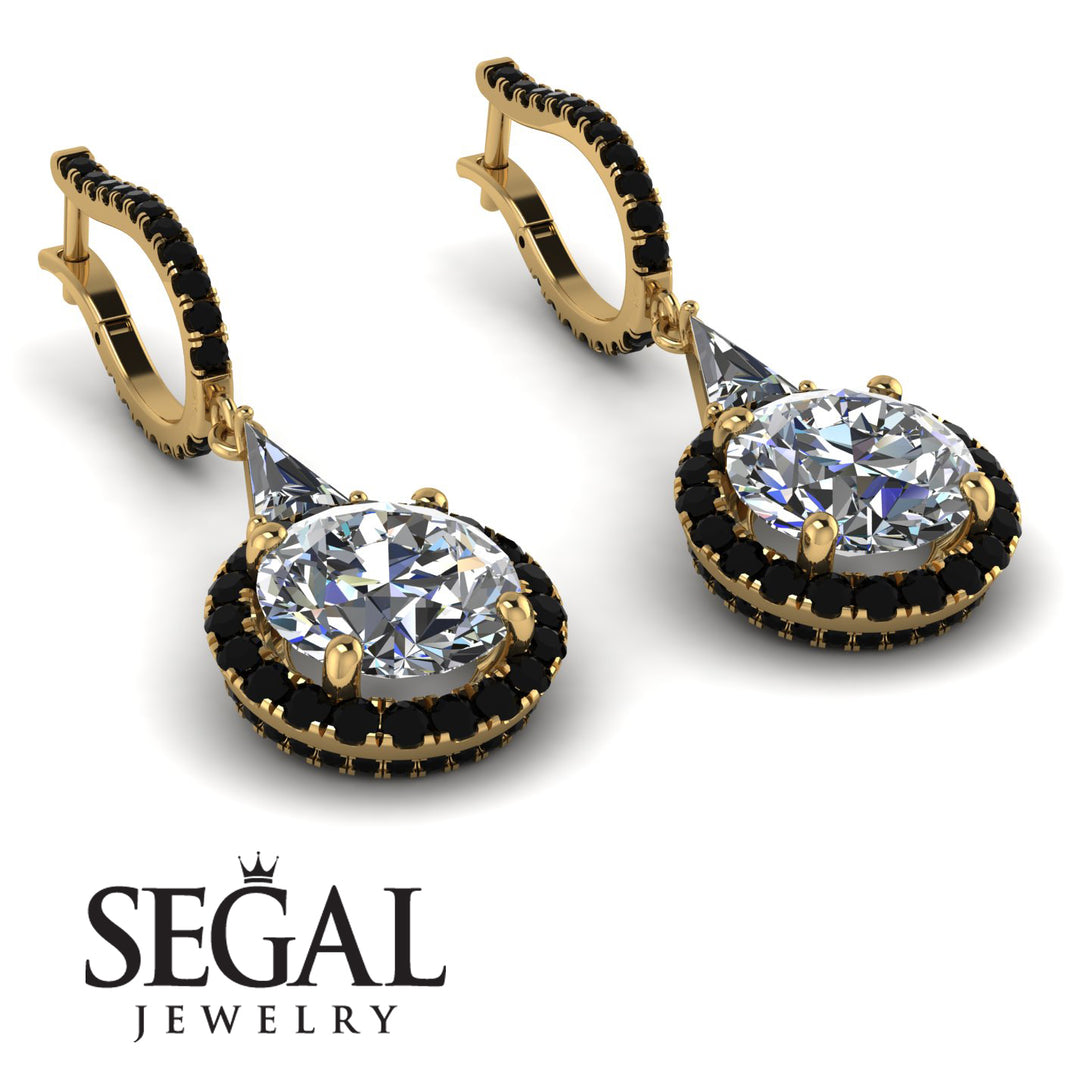 Hidden Halo Diamond Earrings - Joanna No. 31