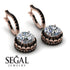 Hidden Halo Diamond Hoop Earrings - Catalina No. 32
