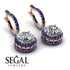 Hidden Halo Diamond Hoop Earrings - Catalina No. 62 image 3
