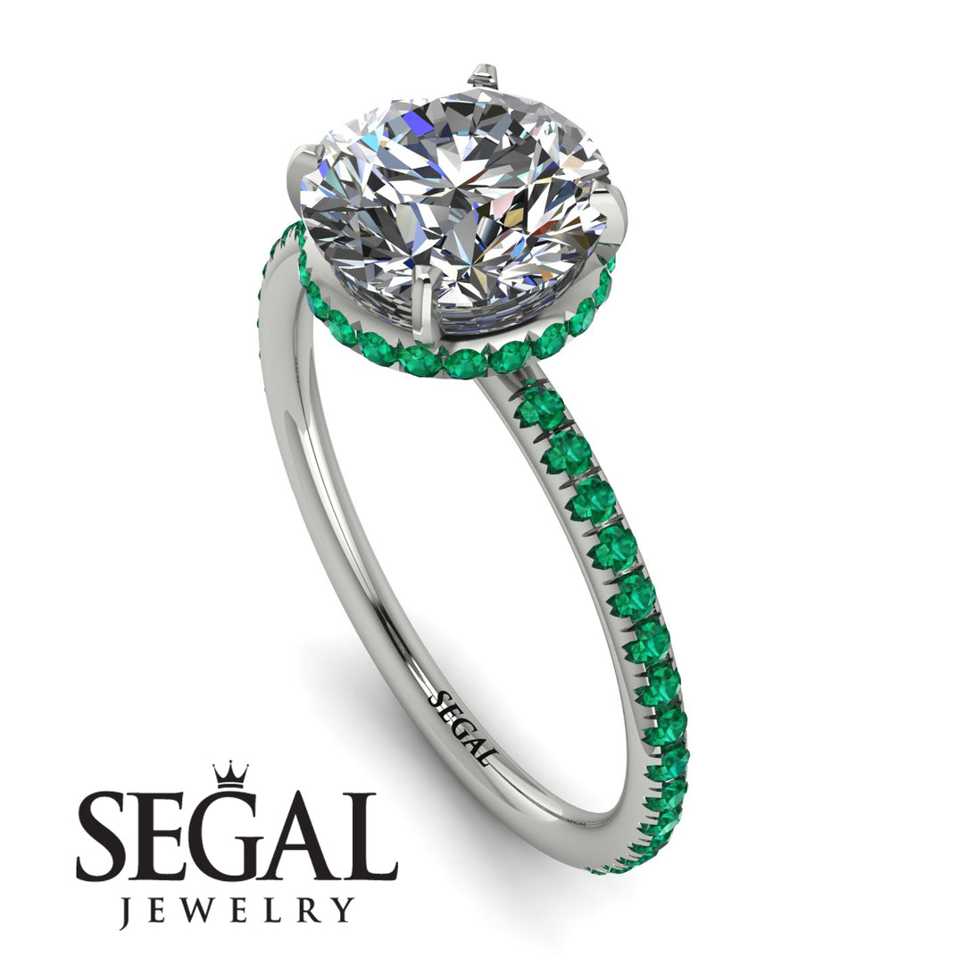 Hidden Halo Diamond Ring - Fiona No. 18