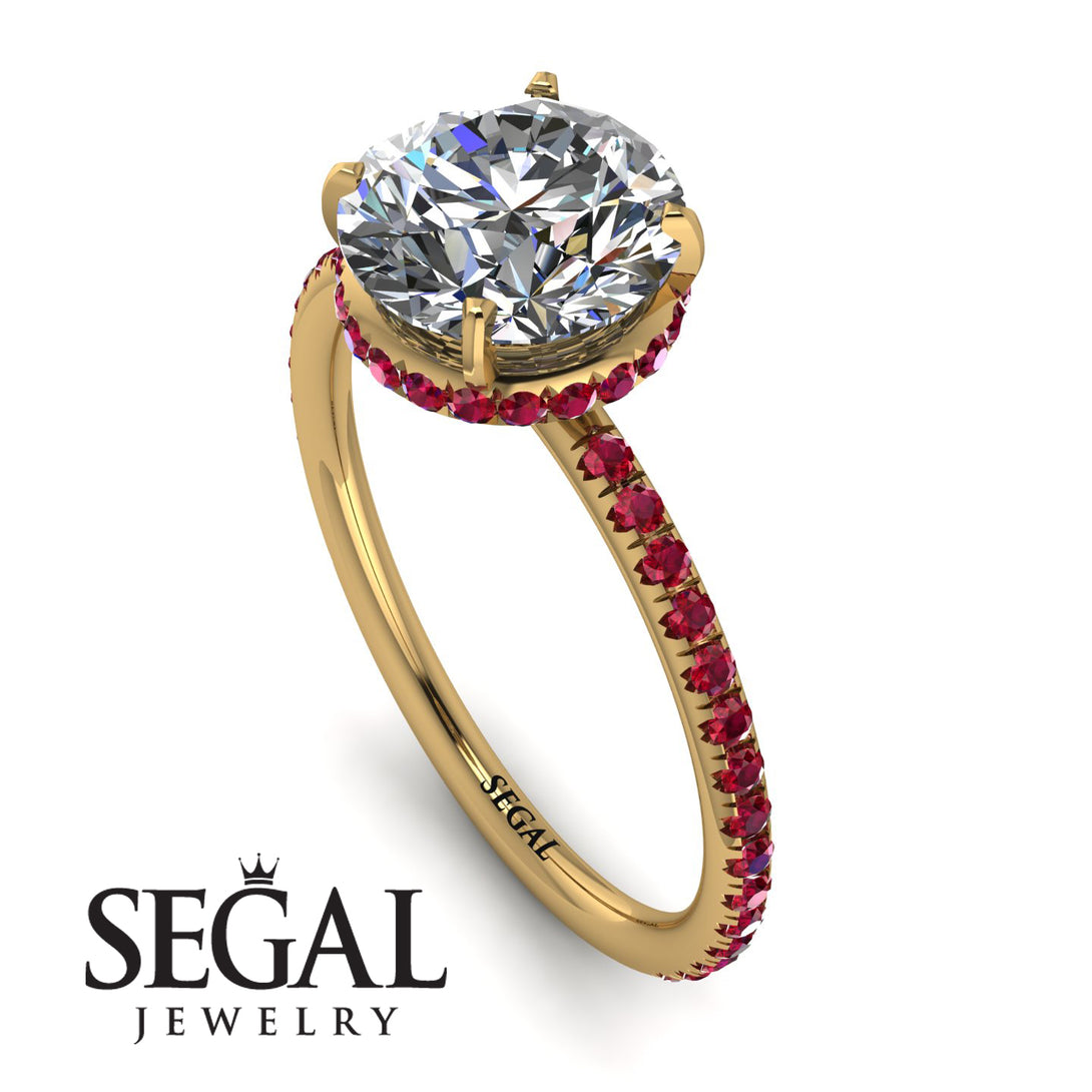 Hidden Halo Diamond Ring - Fiona No. 46