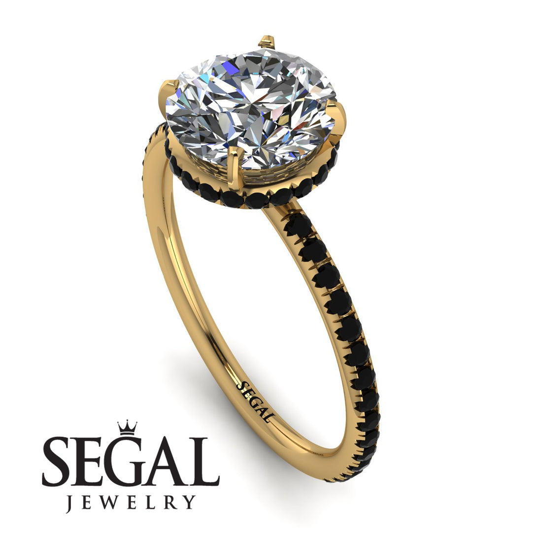 Hidden Halo Diamond Ring - Fiona No. 31