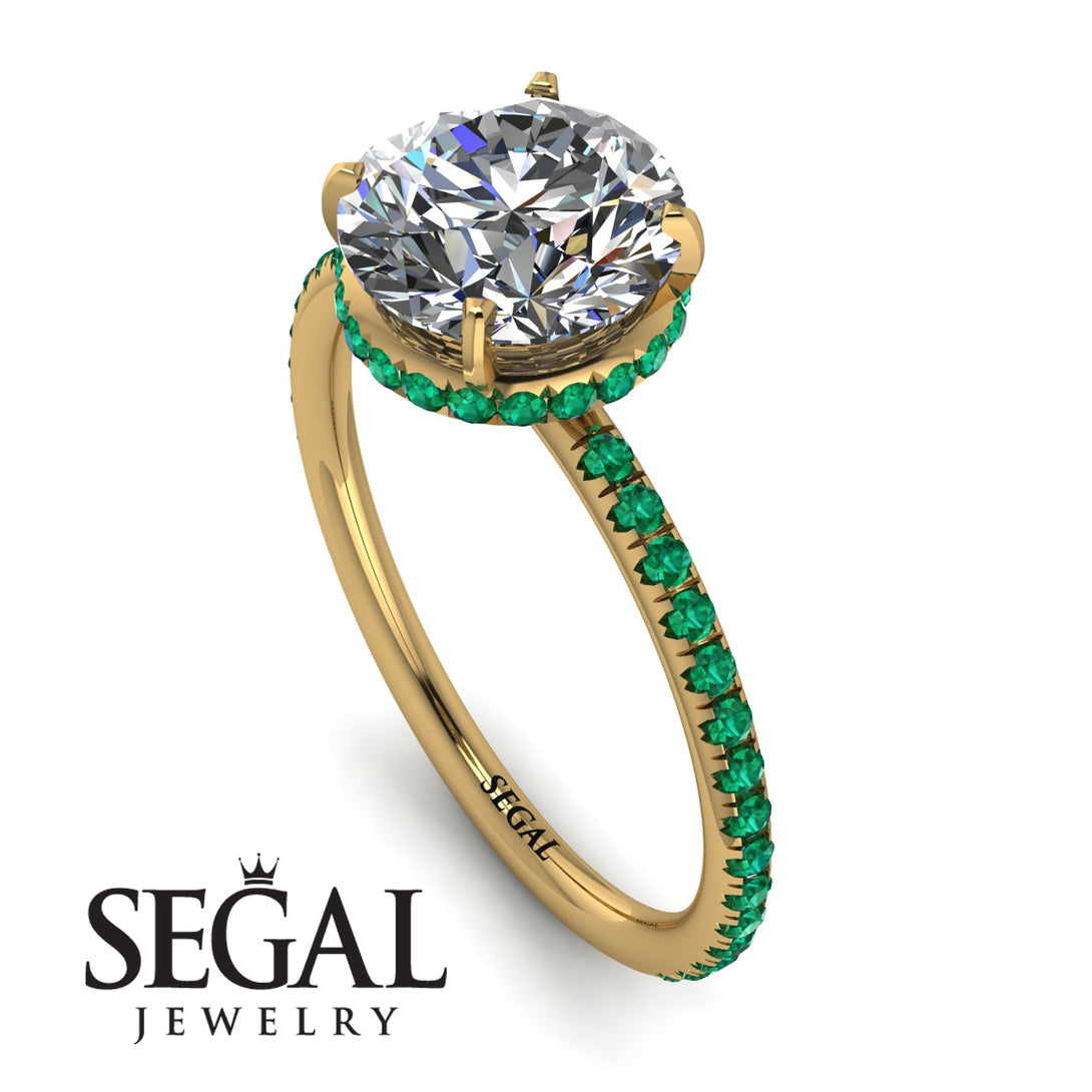 Hidden Halo Diamond Ring - Fiona No. 16