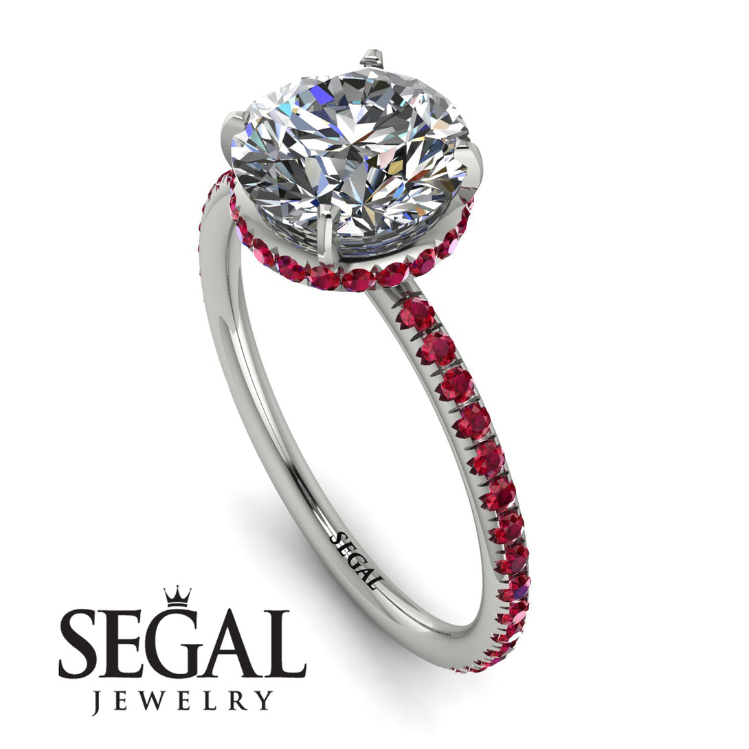 Hidden Halo Diamond Ring - Fiona No. 48