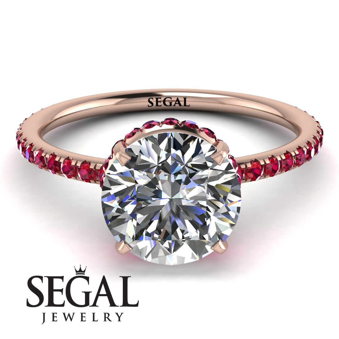 Hidden Halo Diamond Ring - Fiona No. 47